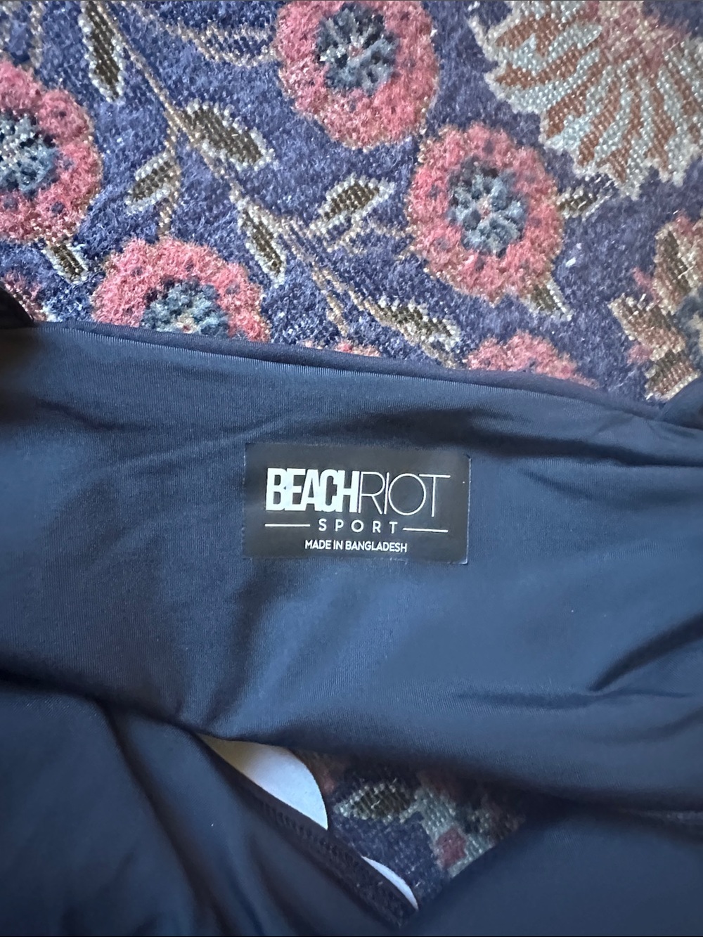 Beach Riot Marin Black Scallop-Trim Bralette - Picture 3 of 3